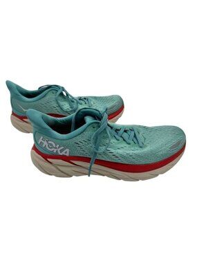 Hoka One One Womens Clifton 8 Running Shoes 1119394 Aquarelle Eggshell Blue 8B 8